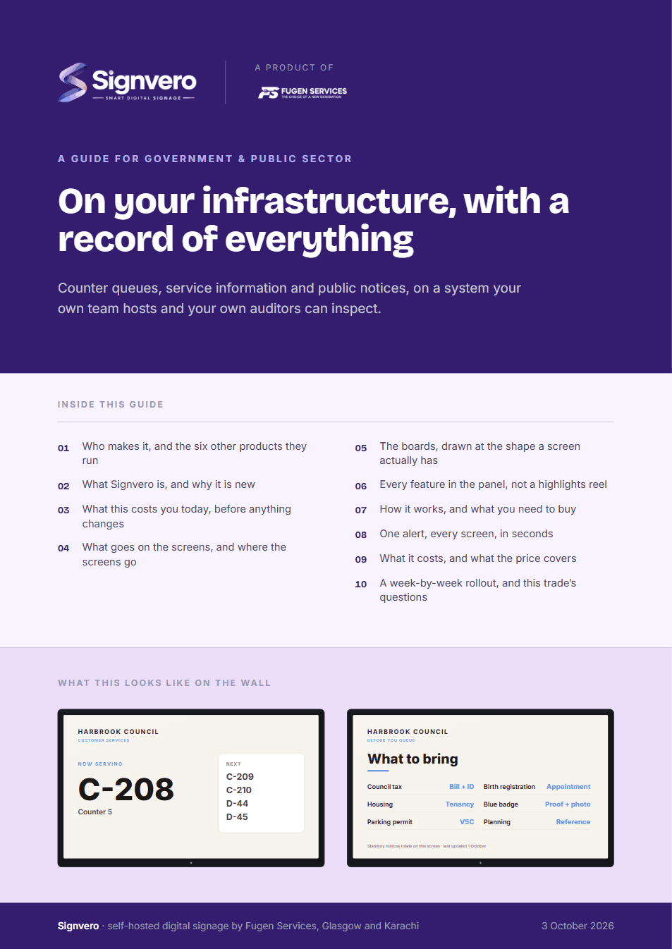 The cover of the Signvero guide for Government & public sector